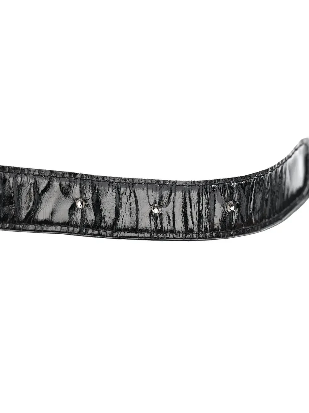 Chanel Patent Flap Waist Belt Bag Black #247256C13B